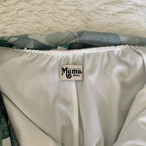 Show Me Your MuMu Katy Palm Halter Dress, S - Picture 4 of 4